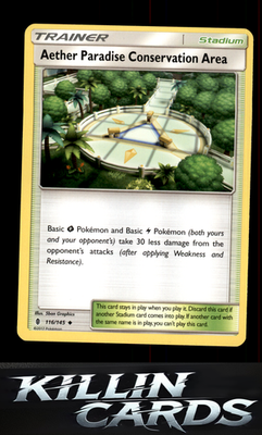Aether Paradise Conservation Area 116/145 Pokemon Uncommon SM - Guardians Rising