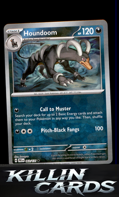 Houndoom (Poke Ball Pattern) 063/131 Pokemon Common SV: Prismatic Evolutions Car
