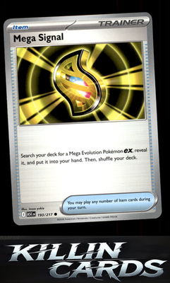 Mega Signal 193/217 Pokemon Common ME: Ascended Heroes Card NM