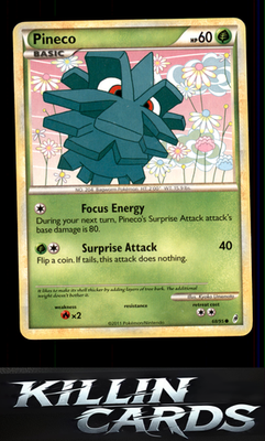 Pineco 68/95 Pokemon Common Call of Legends Card NM