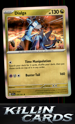Dialga 135/191 Pokemon Rare SV08: Surging Sparks Card NM