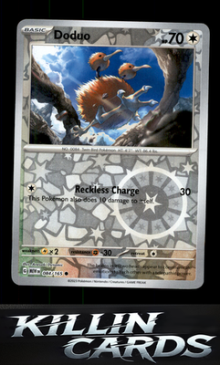 Reverse Holofoil Doduo 084/165 Pokemon Common SV: Scarlet & Violet 151 Card NM