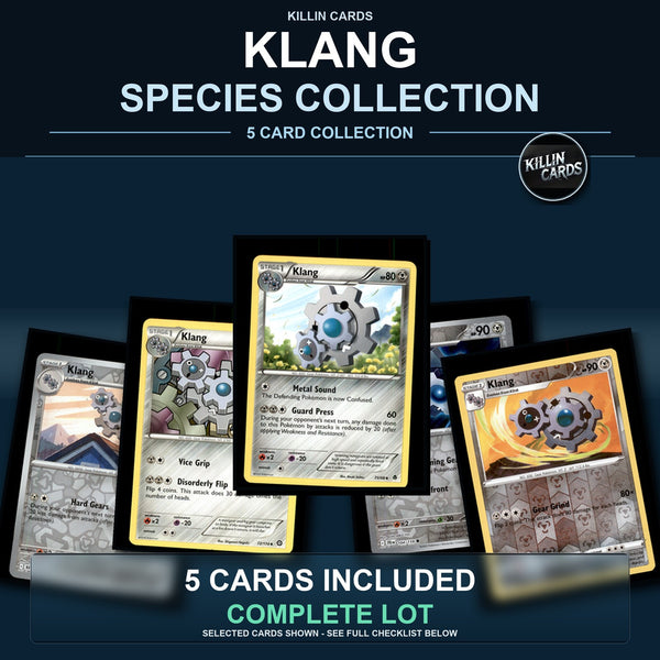 Pokemon TCG Klang Species Collection 5 Different Cards