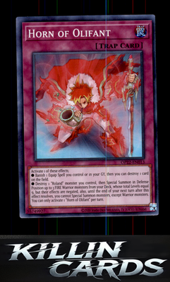 Horn of Olifant OP22-EN013 YuGiOh Super Rare OTS Tournament Pack 22 Card NM