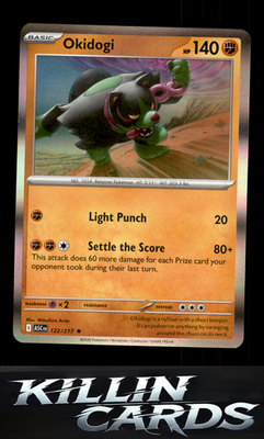 Okidogi 122/217 Pokemon Rare ME: Ascended Heroes Card NM