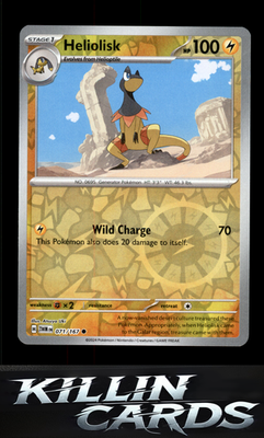 Reverse Holofoil Heliolisk - 071/167 071/167 Pokemon Common SV06: Twilight Masqu