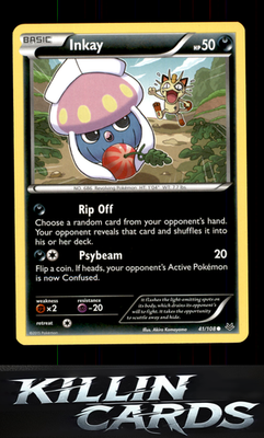 Inkay 41/108 Pokemon Common XY - Roaring Skies Card NM