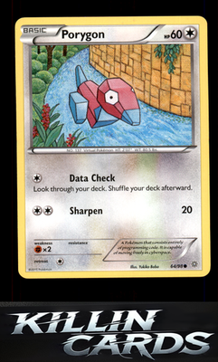 Porygon 64/98 Pokemon Common XY - Ancient Origins Card LP