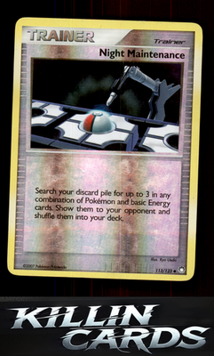 Night Maintenance 113/123 Pokemon Uncommon Mysterious Treasures Card LP