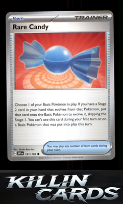 Rare Candy - 191/198 191/198 Pokemon Common SV01: Scarlet & Violet Base Set Card