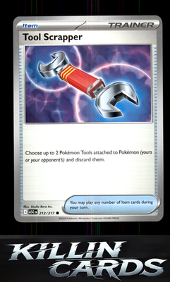 Tool Scrapper 212/217 Pokemon Common ME: Ascended Heroes Card NM