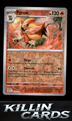 Reverse Holofoil Pyroar - 032/193 032/193 Pokemon Uncommon SV02: Paldea Evolved