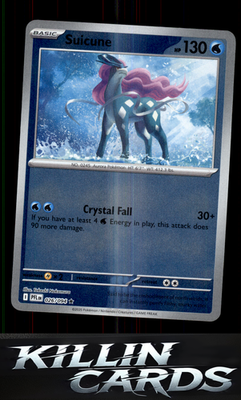 Reverse Holofoil Suicune 026/094 Pokemon Rare ME02: Phantasmal Flames Card NM