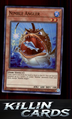 Nimble Angler OP22-EN004 YuGiOh Super Rare OTS Tournament Pack 22 Card NM