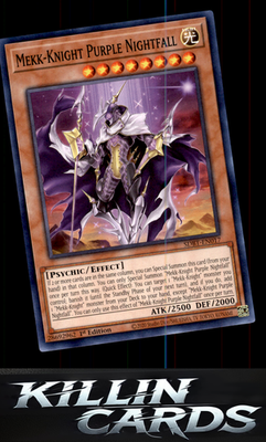 1st Edition Mekk-Knight Purple Nightfall SDBT-EN017 YuGiOh Common Structure Deck