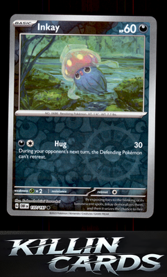 Reverse Holofoil Inkay 137/197 Pokemon Common SV03: Obsidian Flames Card NM