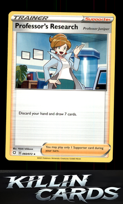 Professor's Research 060/072 Pokemon Rare Shining Fates Card LP
