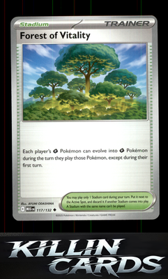 Forest of Vitality 117/132 Pokemon Uncommon ME01: Mega Evolution Card NM