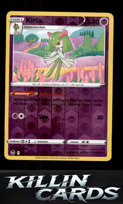 Reverse Holofoil Kirlia 068/195 Pokemon Uncommon SWSH12: Silver Tempest Card NM