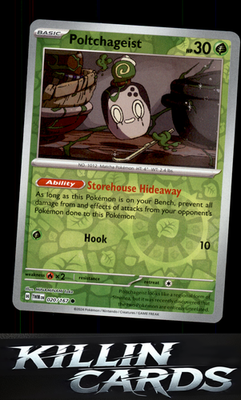 Reverse Holofoil Poltchageist - 020/167 020/167 Pokemon Common SV06: Twilight Ma