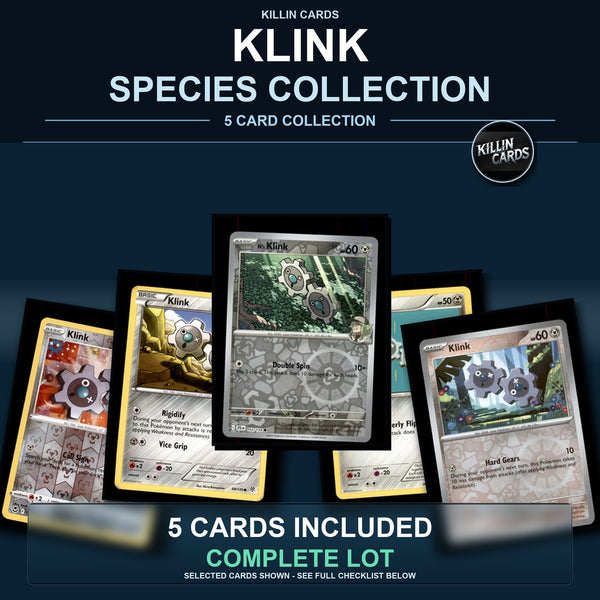Pokemon TCG Klink Species Collection 5 Different Cards