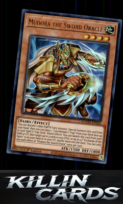 Mudora the Sword Oracle MAMA-EN026 YuGiOh Ultra Rare Magnificent Mavens Card NM