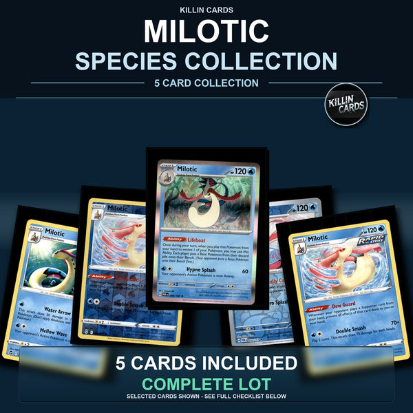 Pokemon TCG Milotic Species Collection 5 Different Cards