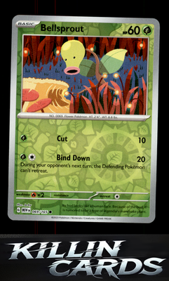 Reverse Holofoil Bellsprout 069/165 Pokemon Common SV: Scarlet & Violet 151 Card