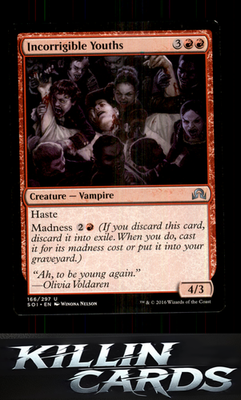 Incorrigible Youths 166 Magic U Shadows over Innistrad Card NM