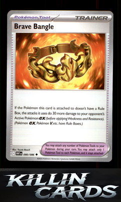 Brave Bangle 080/086 Pokemon Uncommon SV: White Flare Card NM