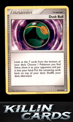 Dusk Ball 110/123 Pokemon Uncommon Mysterious Treasures Card LP