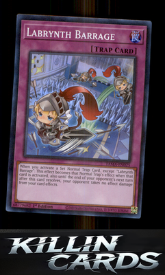 1st Edition Labrynth Barrage TAMA-EN025 YuGiOh Super Rare Tactical Masters Card