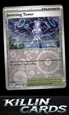 Reverse Holofoil Jamming Tower 153/167 Pokemon Uncommon SV06: Twilight Masquerad