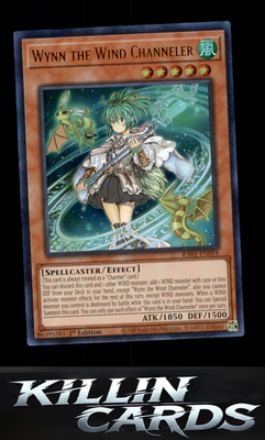 1st Edition Wynn the Wind Channeler RA01-EN018 YuGiOh Super Rare 25th Anniversar