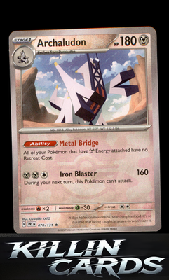 Archaludon (Poke Ball Pattern) 070/131 Pokemon Rare SV: Prismatic Evolutions Car