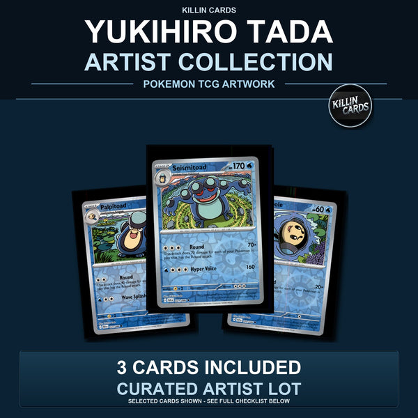 Pokemon TCG Yukihiro Tada Artist Collection 3 Cards Lot