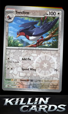 Swellow 157/182 Pokemon Common SV10: Destined Rivals Card NM