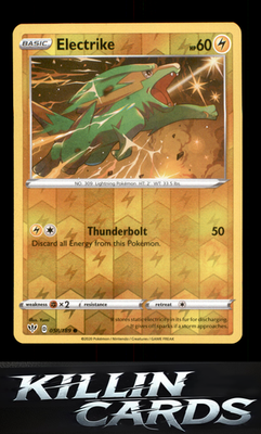 Reverse Holofoil Electrike 058/189 Pokemon Common SWSH03: Darkness Ablaze Card N