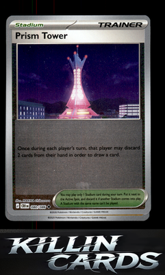 Reverse Holofoil Prism Tower - 080/086 080/086 Pokemon Uncommon ME04: Chaos Risi