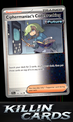 Ciphermaniac's Codebreaking - 145/162 145/162 Pokemon Uncommon SV05: Temporal Fo