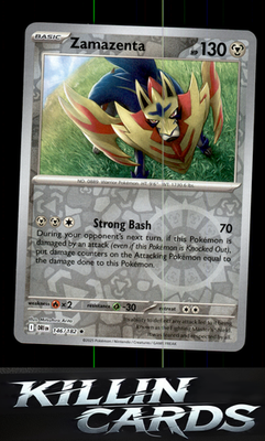 Reverse Holofoil Zamazenta - 146/182 146/182 Pokemon Rare SV10: Destined Rivals
