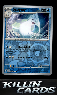 Reverse Holofoil Dewgong 087/165 Pokemon Uncommon SV: Scarlet & Violet 151 Card