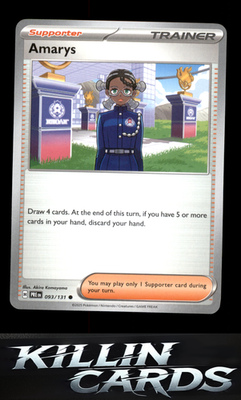 Amarys - 093/131 093/131 Pokemon Common SV: Prismatic Evolutions Card NM