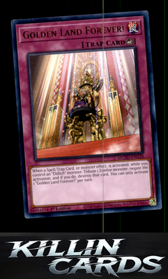 1st Edition Golden Land Forever! MGED-EN128 YuGiOh Rare Maximum Gold: El Dorado