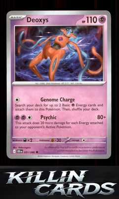 Deoxys - 031/086 031/086 Pokemon Uncommon ME04: Chaos Rising Card NM