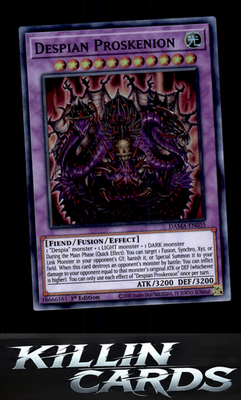 Despian Proskenion DAMA-EN035 YuGiOh Super Rare Dawn of Majesty Card NM