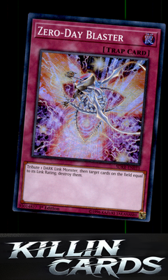 1st Edition Zero-Day Blaster SDRR-EN033 YuGiOh Super Rare Structure Deck: Rokket