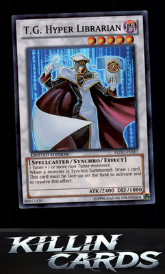 T.G. Hyper Librarian REDU-ENSE1 YuGiOh Super Rare Return of the Duelist SE Card