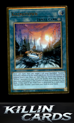 1st Edition Kozmotown MAGO-EN050 YuGiOh Premium Gold Rare Maximum Gold Card NM