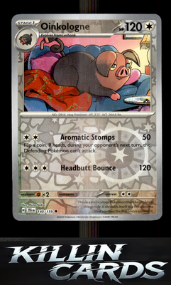 Reverse Holofoil Oinkologne 140/159 Pokemon Uncommon SV09: Journey Together Card